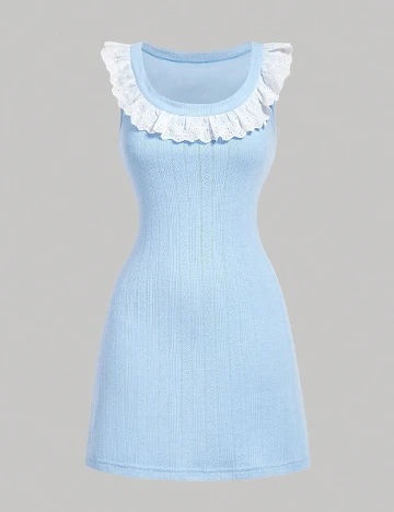 Rochie scurta SHEIN, albastru