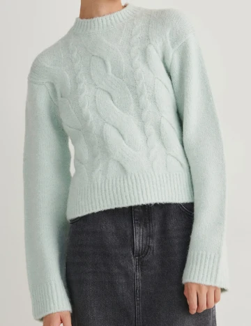 Pulover Reserved, verde deschis