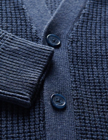 Cardigan Reserved, bleumarin Albastru