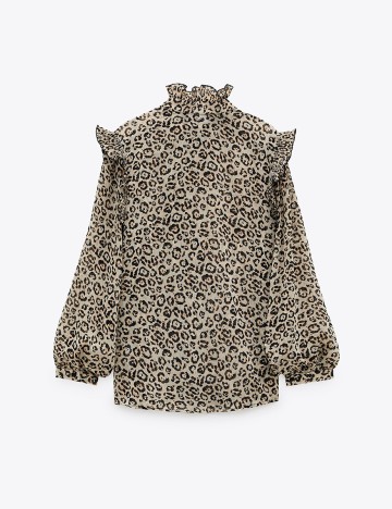 Camasa Zara, animal print, L