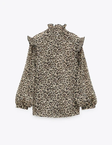 Camasa Zara, animal print, L