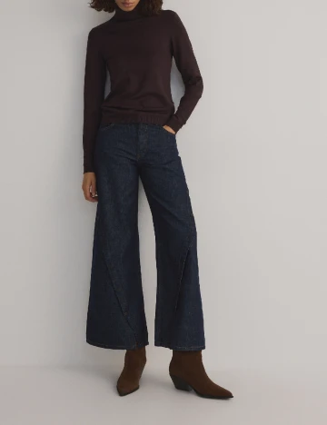 Bluza Reserved, maro inchis Maro