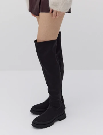 Cizme Reserved, negru Negru