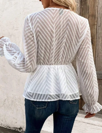 Bluza SHEIN, alb Alb