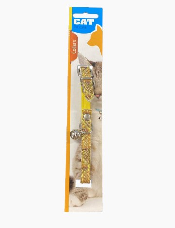 Zgarda pentru pisici maxxpro, galben