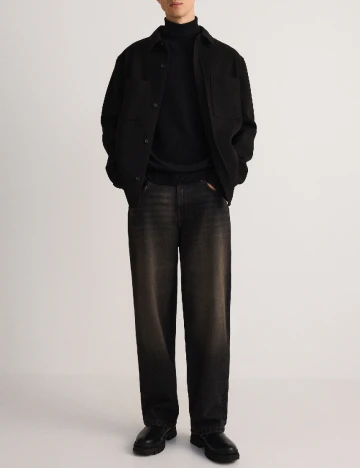 Bluza Reserved, negru Negru