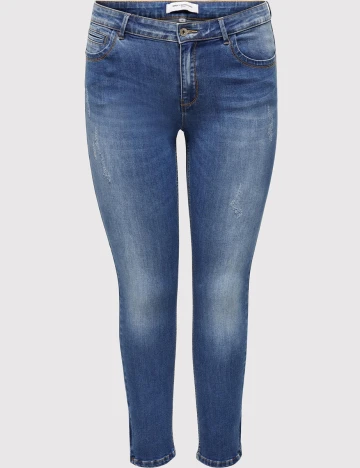 Blugi Only Carmakoma, albastru denim Albastru