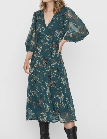 Rochie Vero Moda, verde, XL