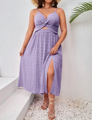 Rochie lunga SHEIN CURVE, mov Mov