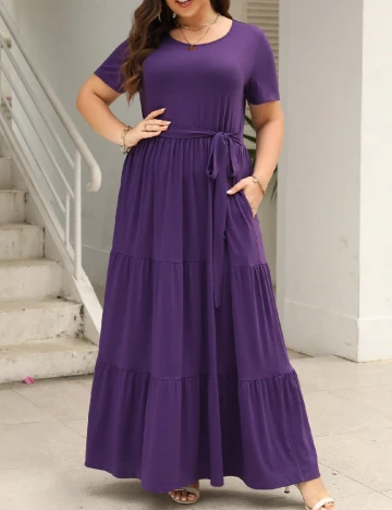 Rochie lunga SHEIN CURVE, mov Mov