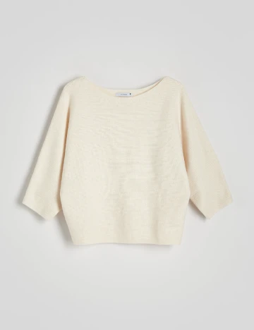 Pulover Reserved, crem Crem
