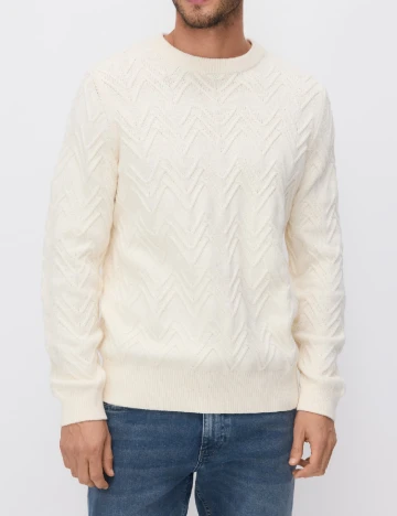Pulover Reserved, crem Crem