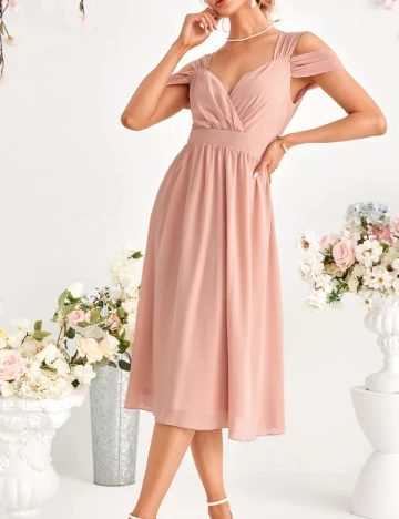 Rochie medie SHEIN, roz pal Roz
