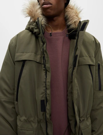 Geaca Pull&Bear, verde