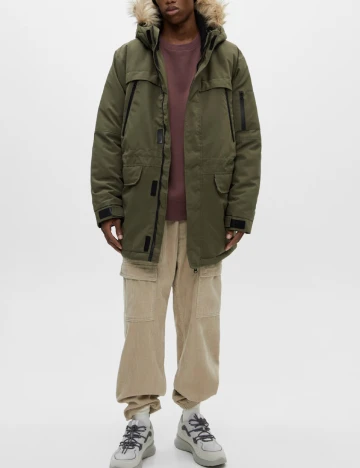 Geaca Pull&Bear, verde