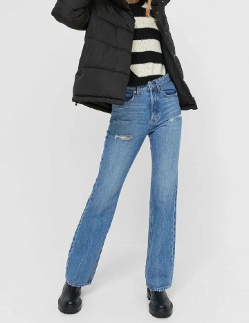 Geaca impermeabila Stradivarius, negru