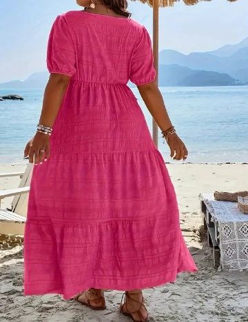 Rochie lunga SHEIN, roz
