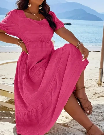 Rochie lunga SHEIN, roz