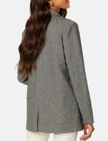 Sacou Oversize Pieces, gri Gri