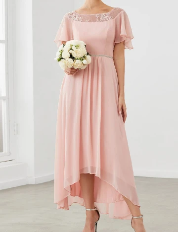Rochie lunga Ever-Pretty, roz Roz