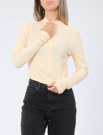 Top SHEIN, piersica Portocaliu