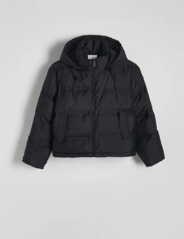 Geaca Reserved, negru Negru