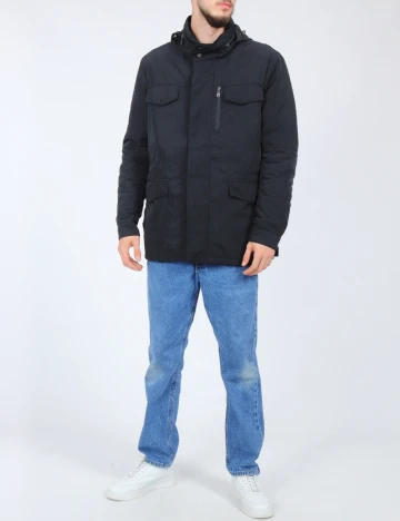 Geaca Reserved, negru Negru