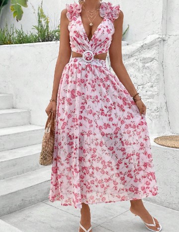 Rochie lunga SHEIN, roz