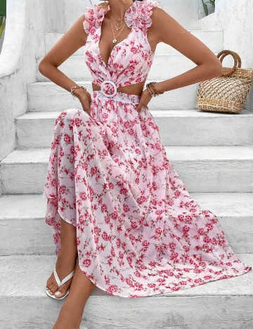 Rochie lunga SHEIN, roz