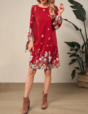 Rochie scurta SHEIN, rosu