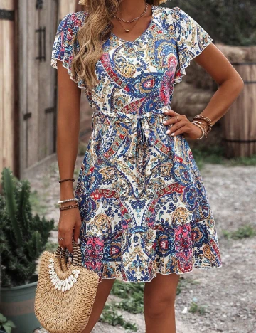 Rochie scurta SHEIN, mix culori Mix culori