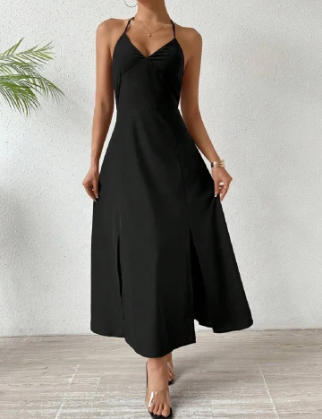 Rochie lunga SHEIN, negru Negru