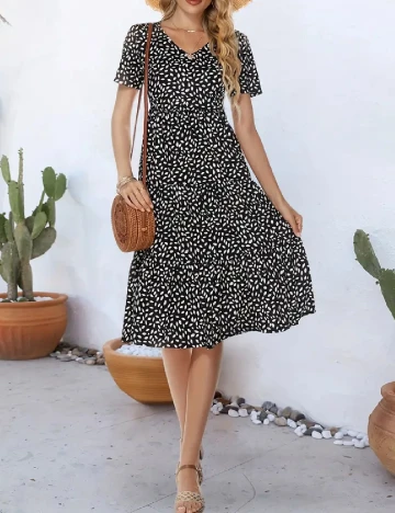 Rochie medie SHEIN, negru Negru