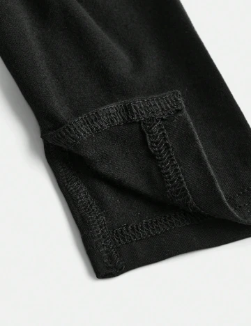 Salopeta Shein Kids, negru Negru