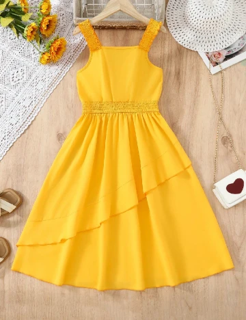 Rochie Shein Kids, galben Galben