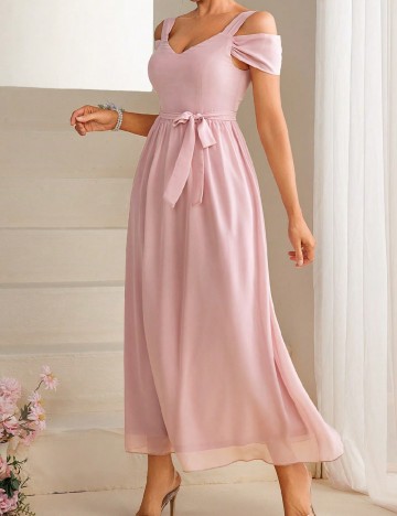 
						Rochie lunga SHEIN, roz