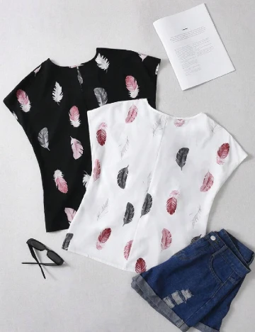 Set bluze 2 bucati SHEIN, mix culori Mix culori
