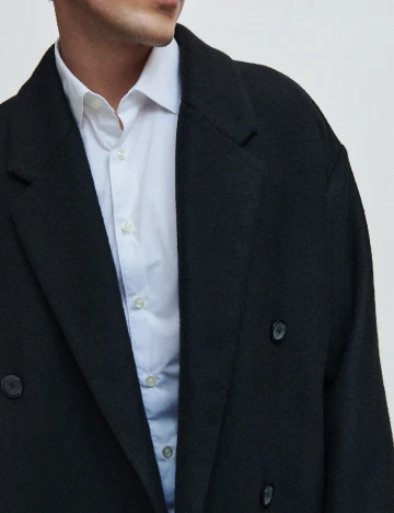 Palton Reserved, negru Negru