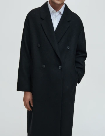 Palton Reserved, negru Negru