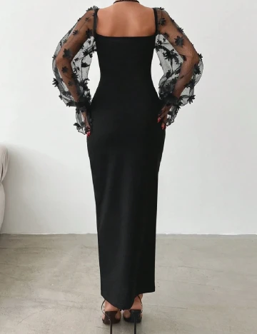 Rochie lunga SHEIN, negru Negru