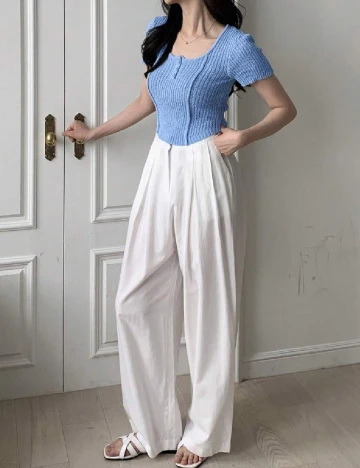 Top SHEIN, albastru Albastru
