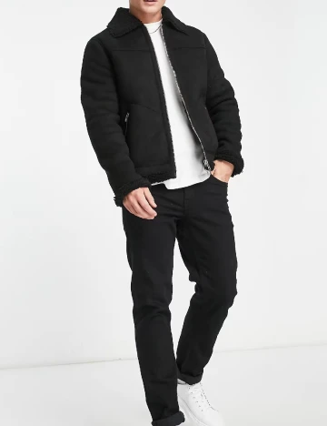 Jacheta Barneys Originals, negru Negru