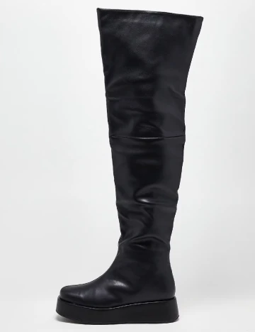 Cizme Public Desire, negru Negru