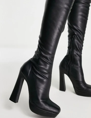 Cizme ASOS, negru Negru