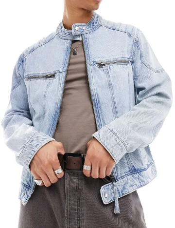 Jacheta ASOS, bleu Albastru