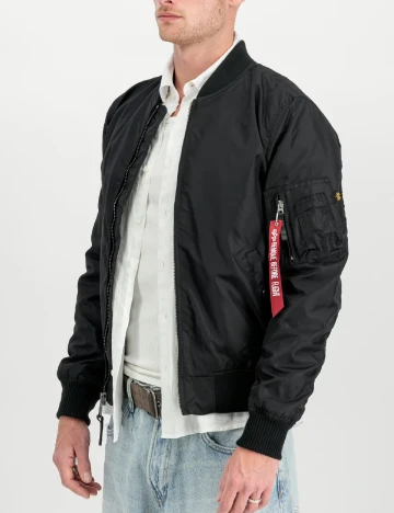 Jacheta ALPHA INDUSTRIES, negru Negru