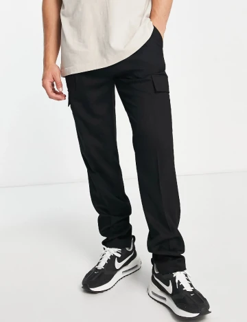 Pantaloni Topman, negru