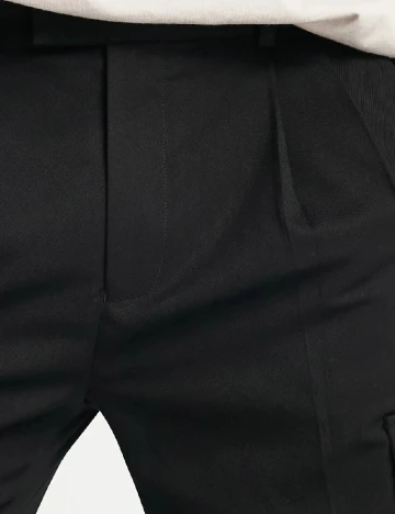 Pantaloni Topman, negru