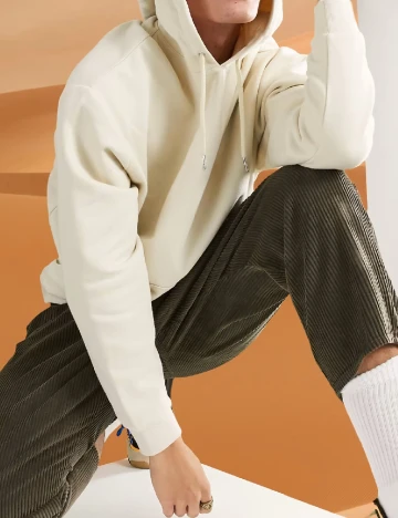 Hanorac Oversize ASOS, crem Crem