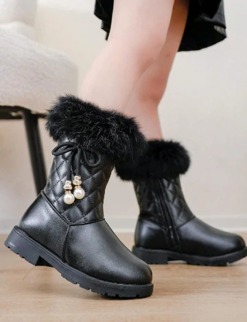 Ghete Shein Kids, negru Negru